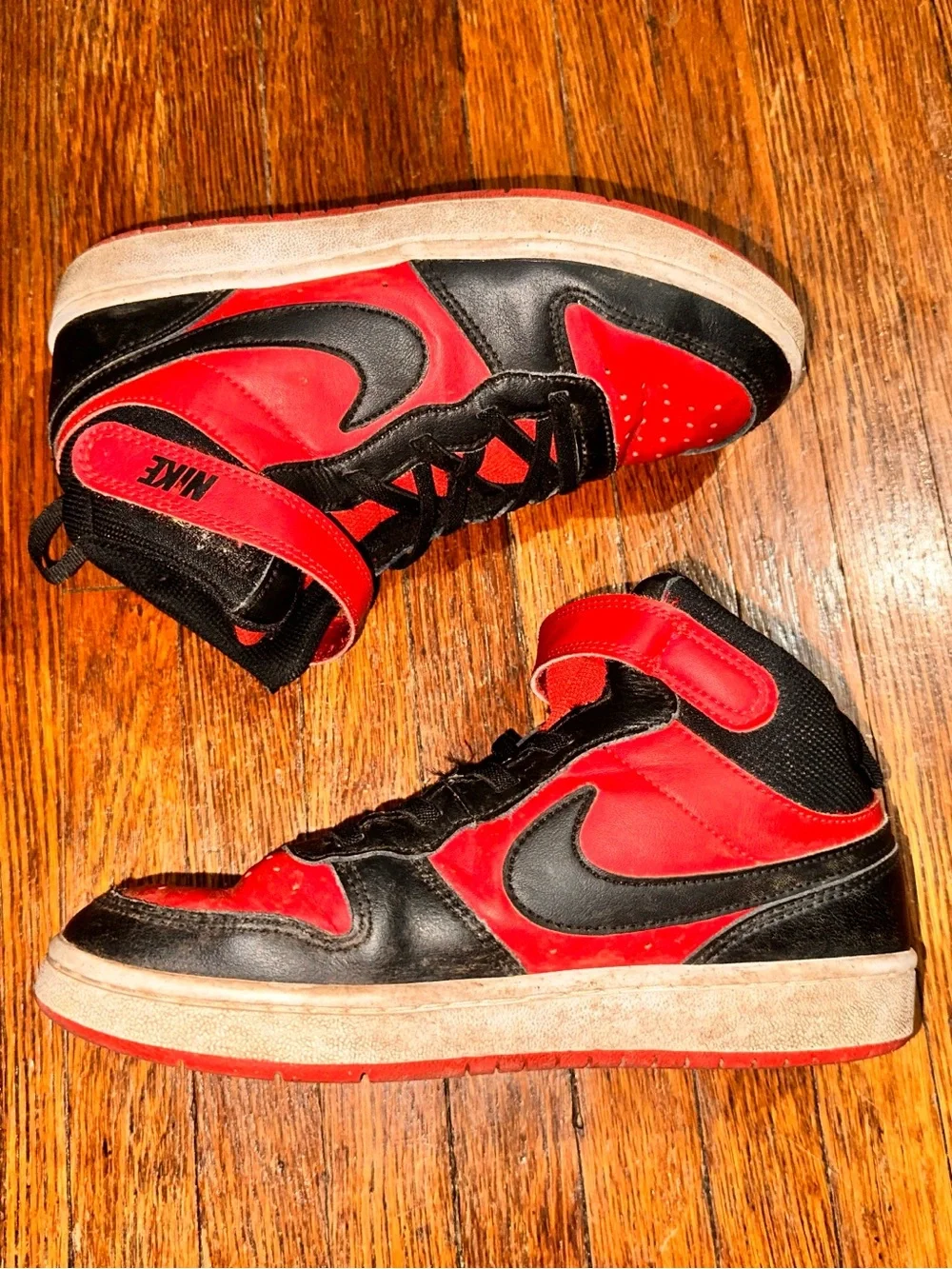 Kids 3Y Nike Court Borough Mid 2 Air Dunks
